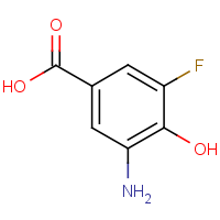 CAS:1025127-44-9 | PC502058 | 3-Amino-5-fluoro-4-hydroxybenzoic acid
