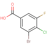 CAS: 1357942-87-0 | PC502059 | 3-bromo-4-chloro-5-fluorobenzoic acid