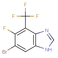CAS:1820619-42-8 | PC50208 | 6-Bromo-5-fluoro-4-(trifluoromethyl)-1H-benzimidazole