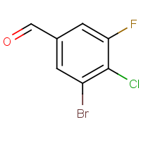 CAS: 1784187-42-3 | PC502102 | 3-Bromo-4-chloro-5-fluorobenzaldehyde