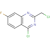 CAS: 1258977-00-2 | PC502115 | 4-chloro-2-(chloromethyl)-7-fluoroquinazoline