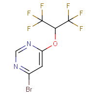 CAS: 1975056-85-9 | PC502158 | 4-Bromo-6-[2,2,2-trifluoro-1-(trifluoromethyl)ethoxy]pyrimidine