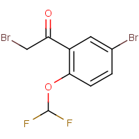 CAS:2149601-12-5 | PC502168 | 5-Bromo-2-(difluoromethoxy)phenacyl bromide