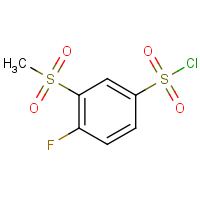CAS: 1188525-46-3 | PC502169 | 4-Fluoro-3-(methylsulphonyl)benzenesulphonyl chloride