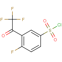 CAS: 1065604-98-9 | PC502178 | 4-Fluoro-3-(trifluoroacetyl)benzenesulphonyl chloride