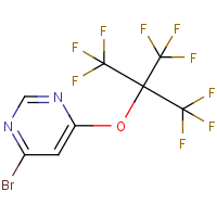 CAS: 2149590-21-4 | PC502181 | 4-Bromo-6-[2,2,2-trifluoro-1,1-bis(trifluoromethyl)ethoxy]pyrimidine