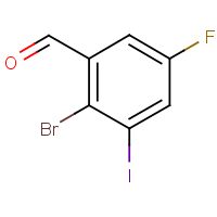 CAS: 2091910-34-6 | PC502259 | 2-Bromo-5-fluoro-3-iodobenzaldehyde
