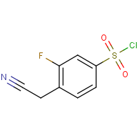 CAS: 1551793-37-3 | PC50228 | 4-(Cyanomethyl)-3-fluorobenzene-1-sulfonyl chloride