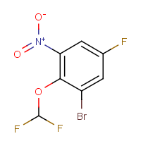 CAS:1805591-69-8 | PC502337 | 3-Bromo-2-(difluoromethoxy)-5-fluoronitrobenzene