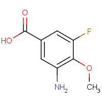 CAS: 1340247-99-5 | PC502339 | 3-Amino-5-fluoro-4-methoxybenzoic acid