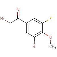 CAS:2149601-11-4 | PC502356 | 3-Bromo-5-fluoro-4-methoxyphenacyl bromide