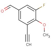 CAS: 2149598-54-7 | PC502371 | 3-Ethynyl-5-fluoro-4-methoxybenzaldehyde