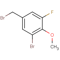 CAS: 1158235-59-6 | PC502410 | 3-Bromo-5-fluoro-4-methoxybenzyl bromide