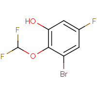 CAS:1807244-29-6 | PC502432 | 3-Bromo-2-(difluoromethoxy)-5-fluorophenol