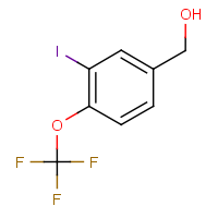 CAS: 2167867-22-1 | PC502619 | 3-Iodo-4-(trifluoromethoxy)benzyl alcohol