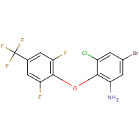 CAS:2244088-79-5 | PC502846 | 2-Amino-4-bromo-6-chlorophenyl 2,6-difluoro-4-(trifluoromethyl)phenyl ether
