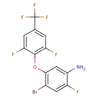 CAS:2244088-24-0 | PC502849 | 5-Amino-2-bromo-4-fluorophenyl 2,6-difluoro-4-(trifluoromethyl)phenyl ether
