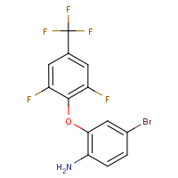 CAS: 2244087-59-8 | PC502862 | 2-Amino-5-bromophenyl 2,6-difluoro-4-(trifluoromethyl)phenyl ether