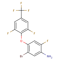 CAS:2244085-21-8 | PC502872 | 4-Amino-2-bromo-5-fluorophenyl 2,6-difluoro-4-(trifluoromethyl)phenyl ether