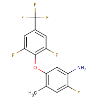 CAS:2244083-62-1 | PC502876 | 5-Amino-4-fluoro-2-methylphenyl 2,6-difluoro-4-(trifluoromethyl)phenyl ether