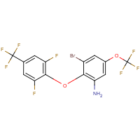 CAS:2244086-16-4 | PC502879 | 2-Amino-6-bromo-4-(trifluoromethoxy)phenyl 2,6-difluoro-4-(trifluoromethyl)phenyl ether