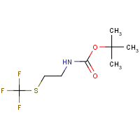 CAS:1208080-55-0 | PC502890 | tert-Butyl (2-((trifluoromethyl)thio)ethyl)carbamate