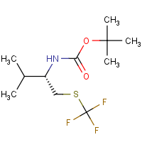 CAS:2092899-88-0 | PC502894 | tert-Butyl (S)-(3-methyl-1-((trifluoromethyl)thio)butan-2-yl)carbamate