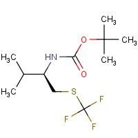 CAS:2244064-17-1 | PC502895 | tert-Butyl (R)-(3-methyl-1-((trifluoromethyl)thio)butan-2-yl)carbamate
