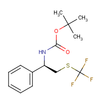 CAS:2092899-90-4 | PC502897 | tert-Butyl (R)-(1-phenyl-2-((trifluoromethyl)thio)ethyl)carbamate