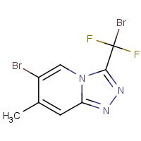 CAS: | PC502955 | 6-Bromo-3-(bromodifluoromethyl)-7-methyl-[1,2,4]triazolo[4,3-a]pyridine