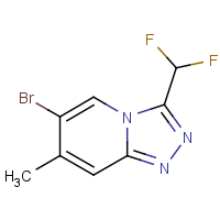 CAS: | PC502957 | 6-Bromo-3-(difluoromethyl)-7-methyl-[1,2,4]triazolo[4,3-a]pyridine