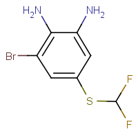 CAS:2092804-30-1 | PC50316 | 5-[(Difluoromethyl)thio]-3-bromobenzene-1,2-diamine