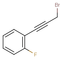 CAS: 1020153-63-2 | PC50401 | 1-(3-Bromoprop-1-ynyl)-2-fluoro-benzene