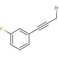 CAS: 1020153-64-3 | PC50402 | 1-(3-Bromoprop-1-ynyl)-3-fluoro-benzene