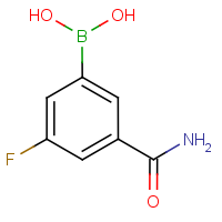 CAS: 871332-66-0 | PC5042 | 3-(Carbamoyl)-5-fluorobenzeneboronic acid