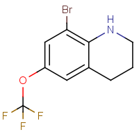 CAS: 2366994-29-6 | PC50487 | 8-Bromo-6-(trifluoromethoxy)-1,2,3,4-tetrahydroquinoline
