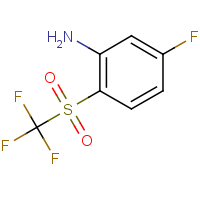 CAS:1532769-02-0 | PC508042 | 5-fluoro-2-(trifluoromethylsulphonyl)aniline