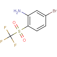 CAS:1506481-38-4 | PC508095 | 5-bromo-2-(trifluoromethylsulphonyl)aniline