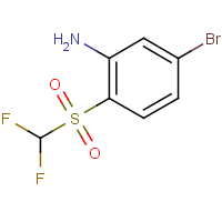 CAS:1506298-82-3 | PC508096 | 5-bromo-2-(difluoromethylsulphonyl)aniline