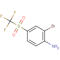CAS:16368-43-7 | PC508103 | 2-bromo-4-(trifluoromethylsulphonyl)aniline