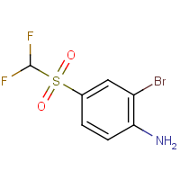 CAS:321686-87-7 | PC508104 | 2-bromo-4-(difluoromethylsulphonyl)aniline
