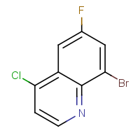 CAS: 1019016-73-9 | PC508125 | 8-Bromo-4-chloro-6-fluoroquinoline