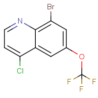 CAS: 2366994-21-8 | PC508127 | 8-Bromo-4-chloro-6-(trifluoromethoxy)quinoline