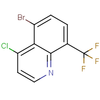 CAS: 1065093-15-3 | PC508136 | 5-Bromo-4-chloro-8-(trifluoromethyl)quinoline