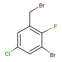 CAS: 2092620-40-9 | PC50950 | 3-Bromo-5-chloro-2-fluorobenzyl bromide