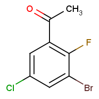 CAS:2092624-18-3 | PC50972 | 1-(3-Bromo-5-chloro-2-fluorophenyl)ethanone