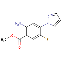 CAS:1186663-61-5 | PC510001 | Methyl 2-Amino-5-fluoro-4-(1-pyrazolyl)benzoate