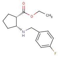 CAS:1033755-81-5 | PC510024 | Ethyl cis-2-(4-Fluorobenzylamino)cyclopentanecarboxylate