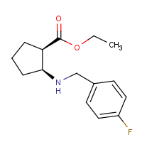 CAS:1033756-46-5 | PC510025 | Ethyl (1R,2S)-2-(4-Fluorobenzylamino)cyclopentanecarboxylate