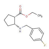 CAS:1140972-21-9 | PC510026 | Ethyl (1S,2R)-2-(4-Fluorobenzylamino)cyclopentanecarboxylate